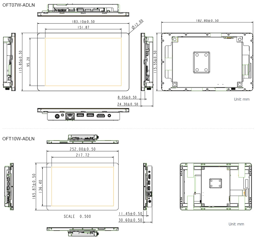Mechanical Drawing - BCM Advanced Research OFTxW-ADLN 7